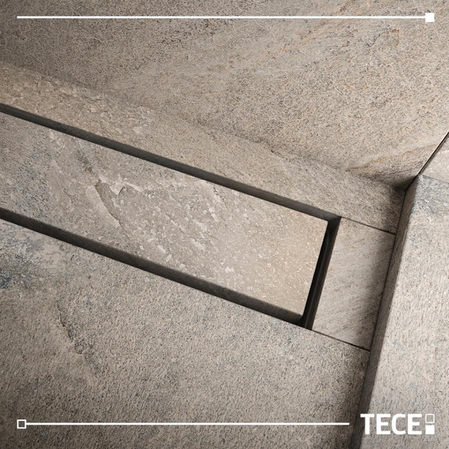 TECE TECEdrainline Дренажный канал для укладки натурального камня Серебристый металлик 650700 - Изображение 5