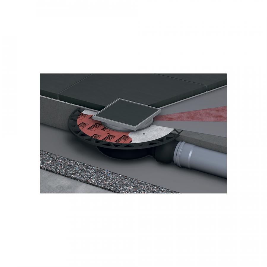 TECE  TECEdrainpoint S Комплект точечного трапа с сифоном DN 50, с основой под плитку  KDP-N50  - Изображение 4