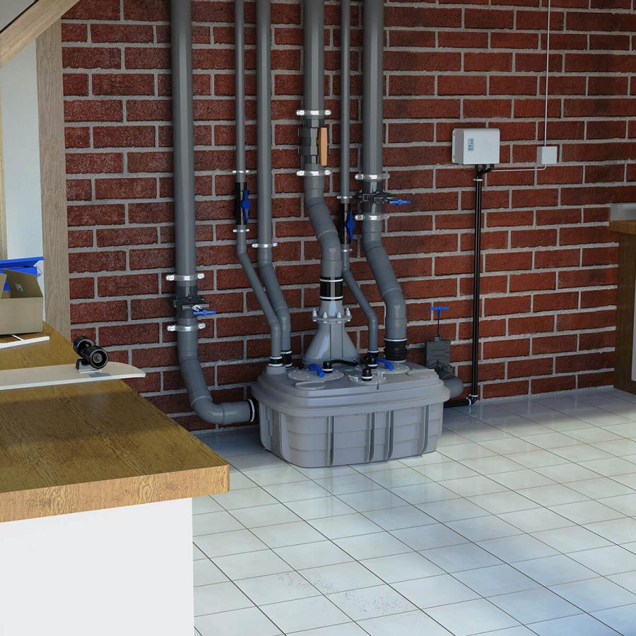 SFA Канализационная станция SANICUBIC 2 XL TRIPHASE SMART