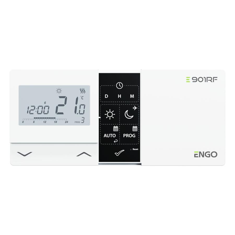 ENGO Программируемый беспроводной терморегулятор на батарейках E901-RF