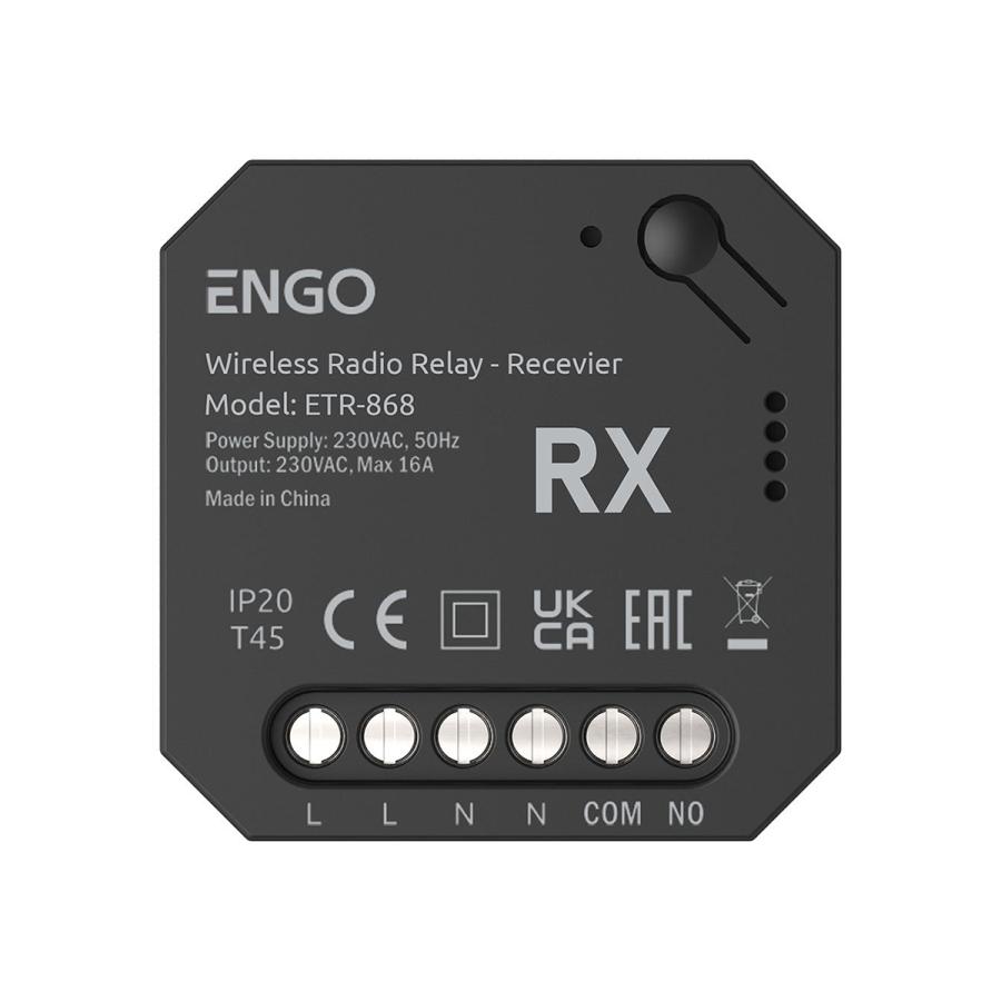 ENGO Беспроводное реле 868 МГц 230 В ETR-868