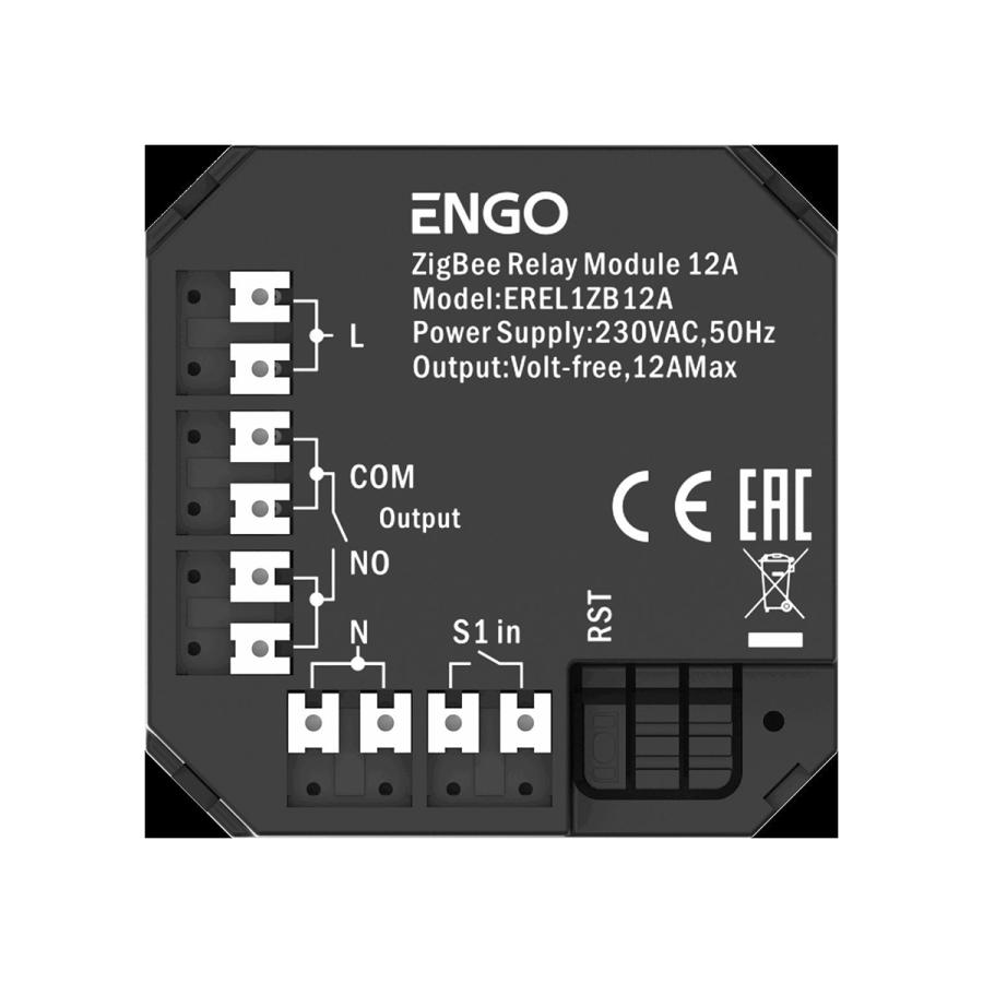 ENGO Модульное реле ZigBee 12A