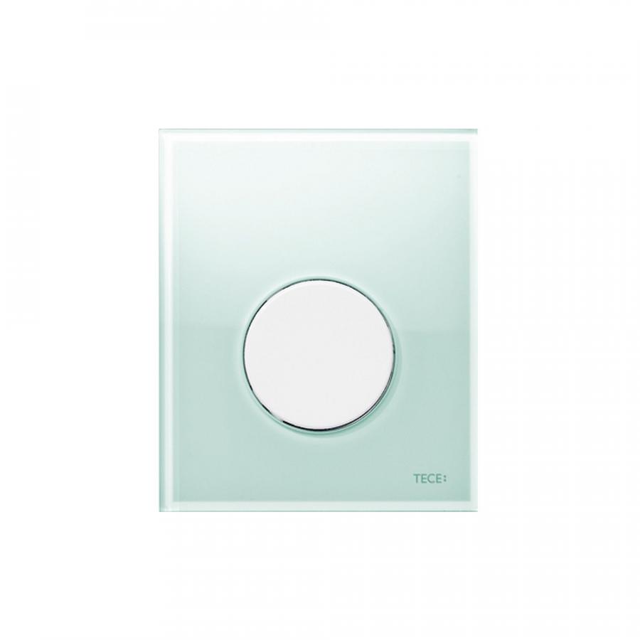 TECE  TECEloop Urinal, панель смыва для писсуара стеклянная белый, зеленый  9242651  - Изображение 1