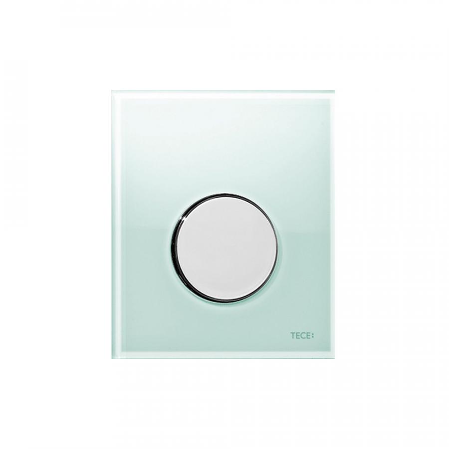 TECE  TECEloop Urinal, панель смыва для писсуара стеклянная хром глянцевый, зеленый  9242653  - Изображение 1