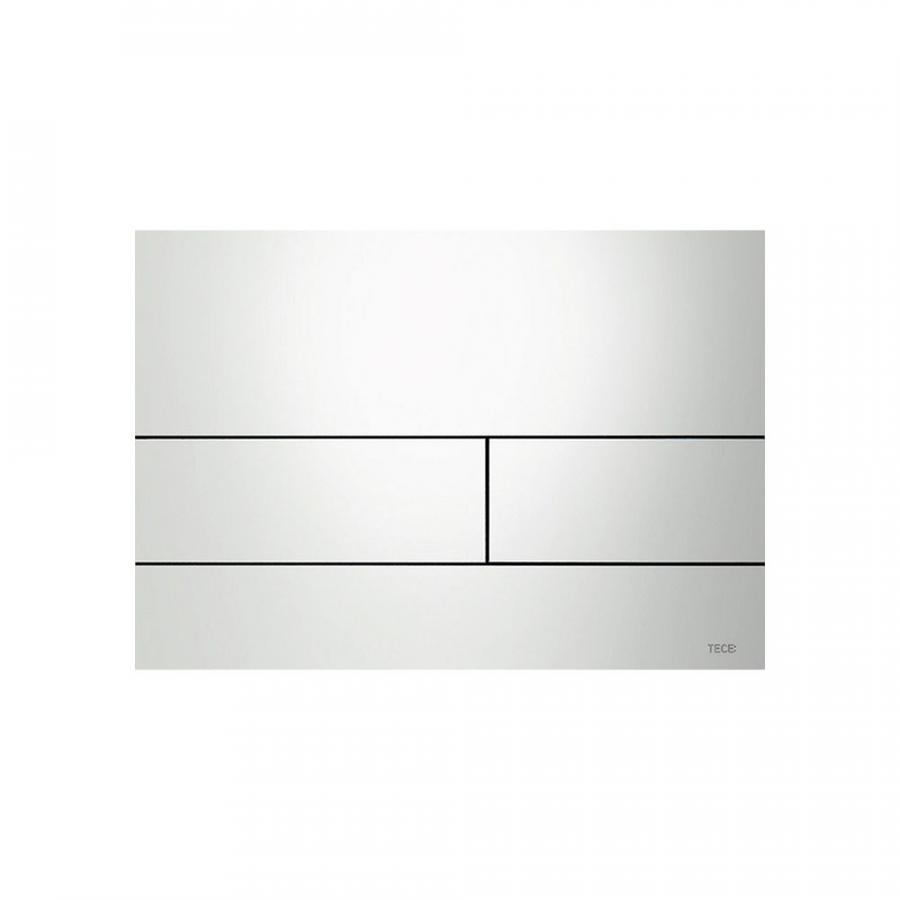 TECE  TECEsquare, панель смыва с двумя клавишами металлическая белый  9240812  - Изображение 1