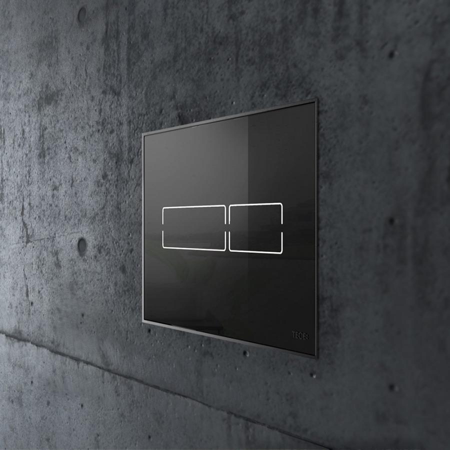 TECE TECElux mini панель смыва стеклянная сенсорная Черный 9240961 - Изображение 3