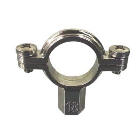 Хомут никель для фиксации трубы