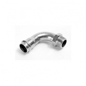 Отвод 90° однораструбный, резьба наружная Отвод 90° однораструбный, резьба наружная