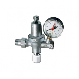 Редуктор давления хромированный с манометром