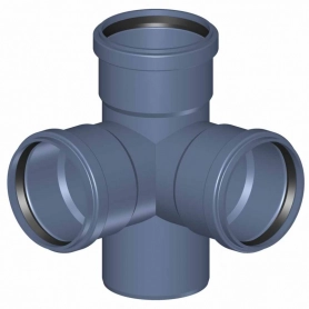 Шумопоглощающая угловая крестовина для канализации