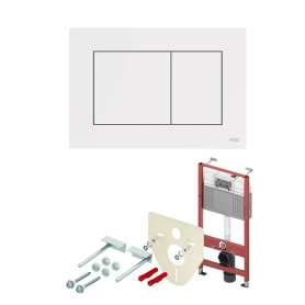 Комплект тесе base для установки подвесного унитаза с панелью смыва teceambia