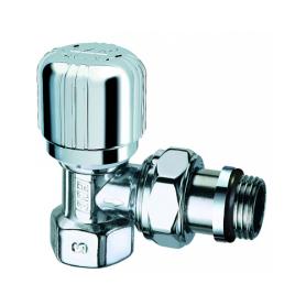 LadyFAR Вентиль термостатический угловой 3/4' ВР цвет серебро