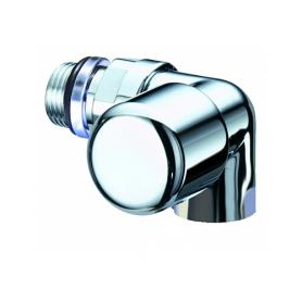 TOPFAR Термостатический трёхосевой правосторонний вентиль EPDM серебро/белая эмаль