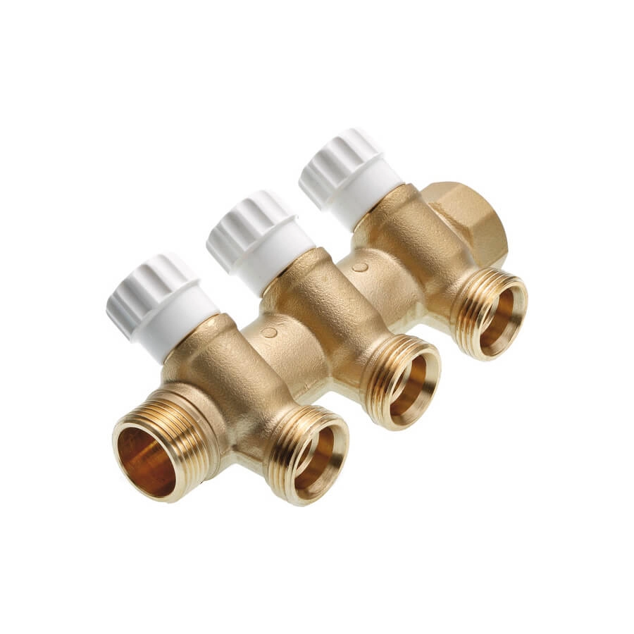 TECE Запорно-балансировочный коллектор TECE универсальный с 3 отводами 8730011