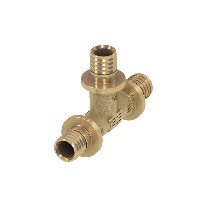 TECE Тройник 90°, латунь 710050