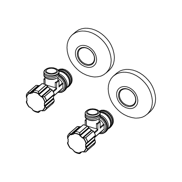 TECE Угловые вентили TECEone  1/2” х 3/8”