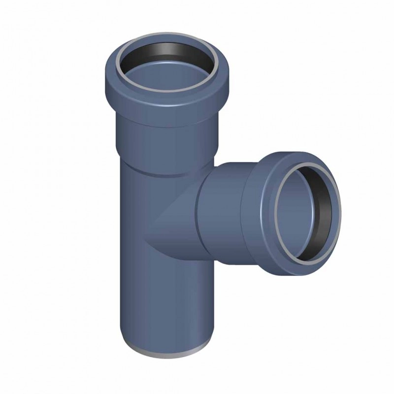 POLO-KAL Шумопоглощающий тройник канализационный 67,5° P2219