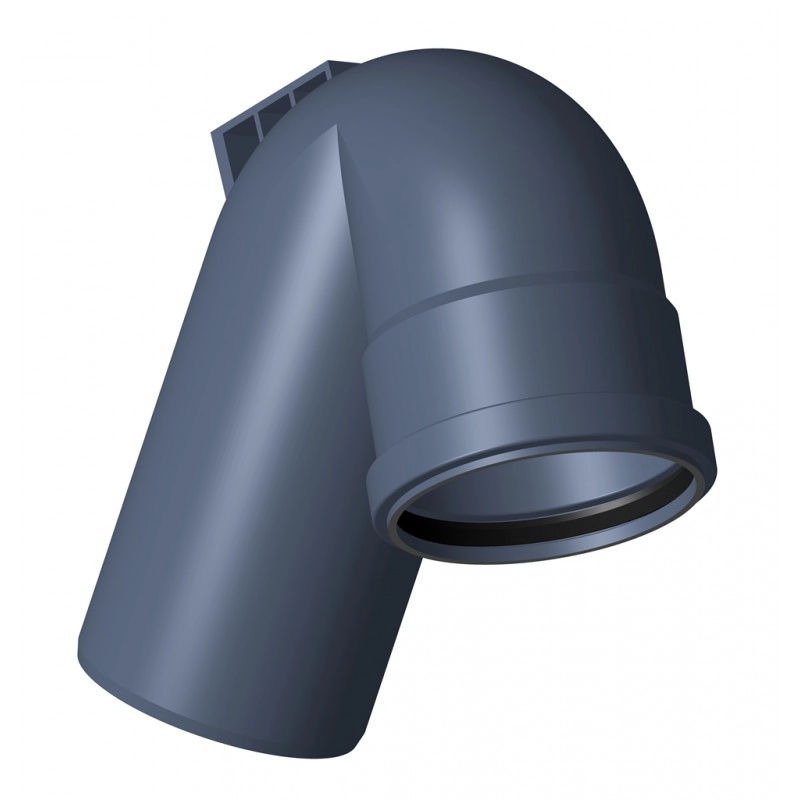 POLO-KAL Шумопоглощающий отвод с разворотом P2145