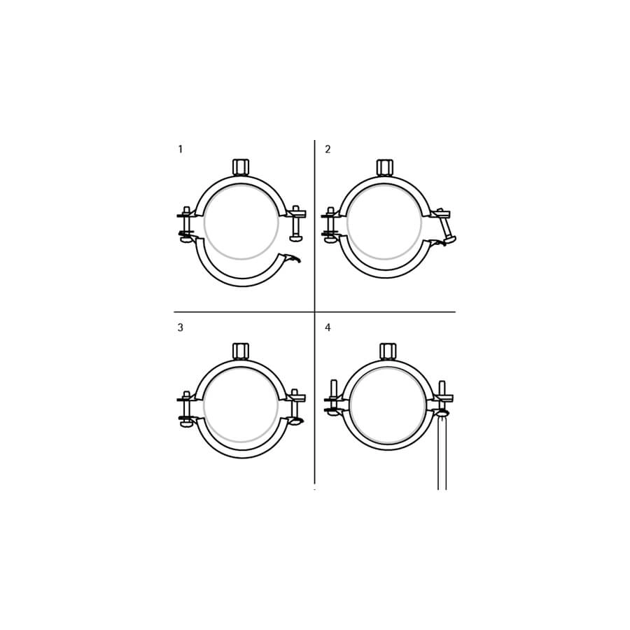 Купить Walraven BIS Хомут KSB2 с вкладышем EPDM, M8/10