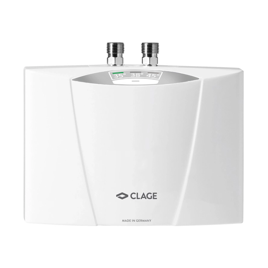 Clage Проточный водонагреватель 220В 1500-15003