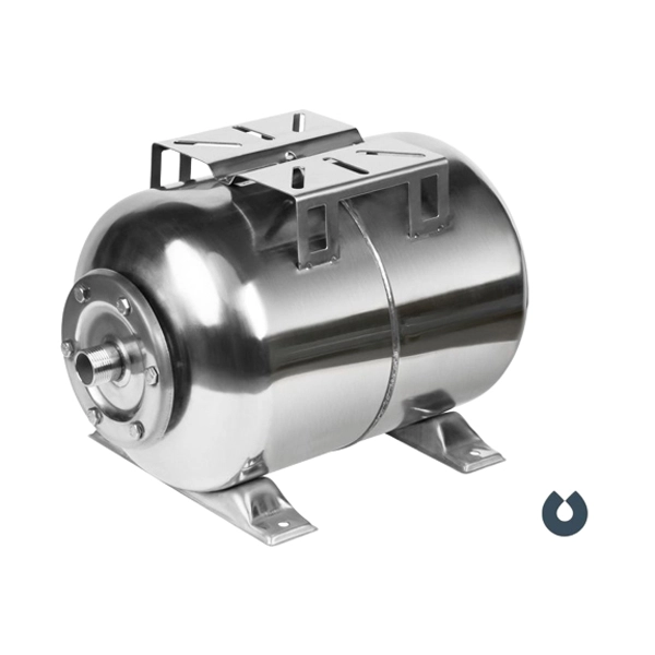 UNIPUMP Гидроаккумулятор 50 л нержавеющая сталь горизонтальный 86832