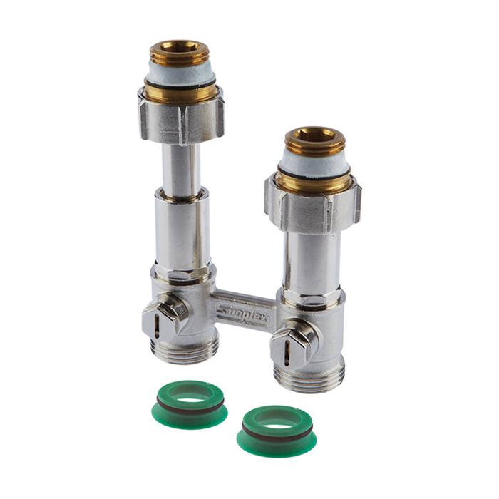 Simplex Узел нижнего подключения DT2/50 прямой 3/4