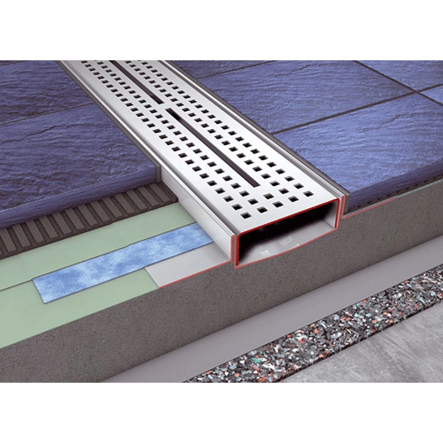 Купить TECE Дренажный канал TECEdrainline прямой с гидроизоляцией Seal System
