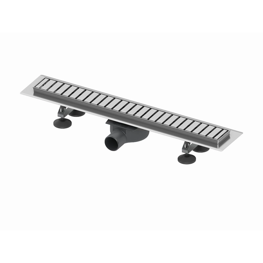 TECE Комплект TECElinus для монтажа дренажного канала с декоративной решеткой “straight” 15100090