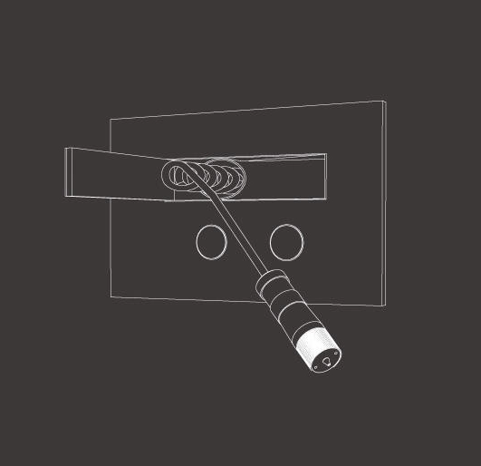 Купить CEA design CEA design HYDROPLATE Панель смыва с гидроёршиком для очистки унитаза