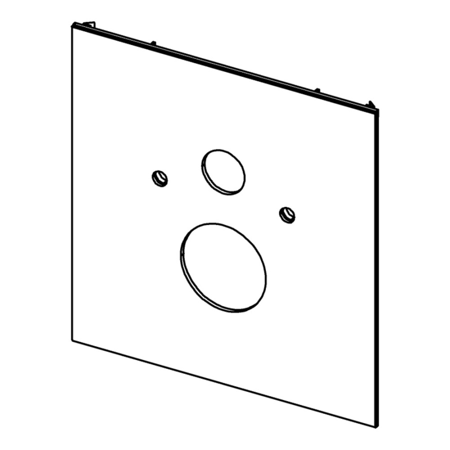Купить TECE Нижняя панель TECElux для установки стандартного унитаза