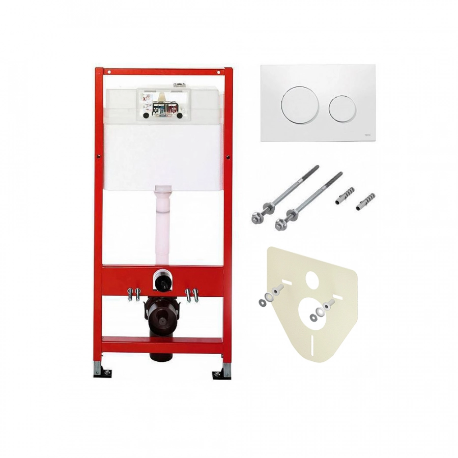 TECE Комплект TECEbase для установки подвесного унитаза с панелью смыва TECEloop