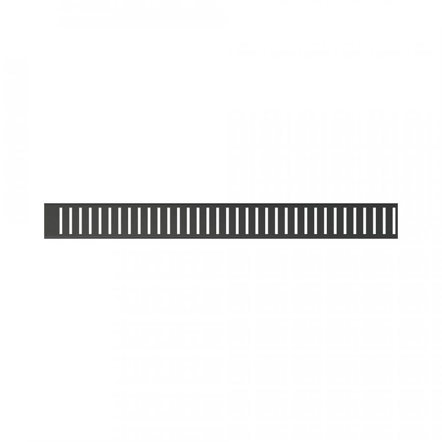 Alcaplast  PURE-BLACK Решетка для водоотводящего желоба, черный-мат  PURE-300BLACK  - Изображение 1