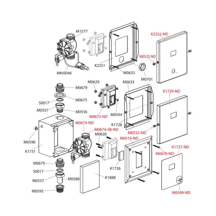 Alcaplast  Автоматическая система туалетного смыва 6V (Батарея питания),  ASP3B  - Изображение 3