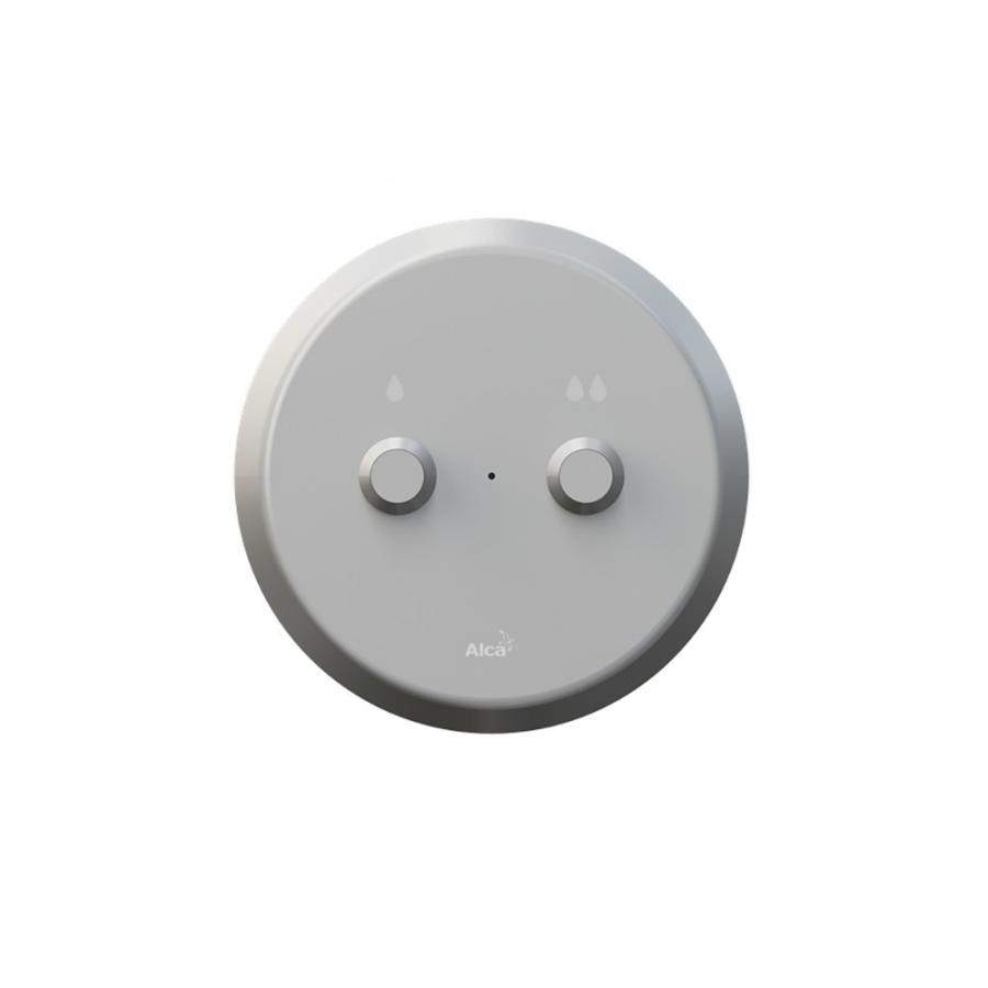 Alcaplast Кнопка электронного смыва на расстоянии DUAL – ручное управление, металл, монтаж: в стену MEO10