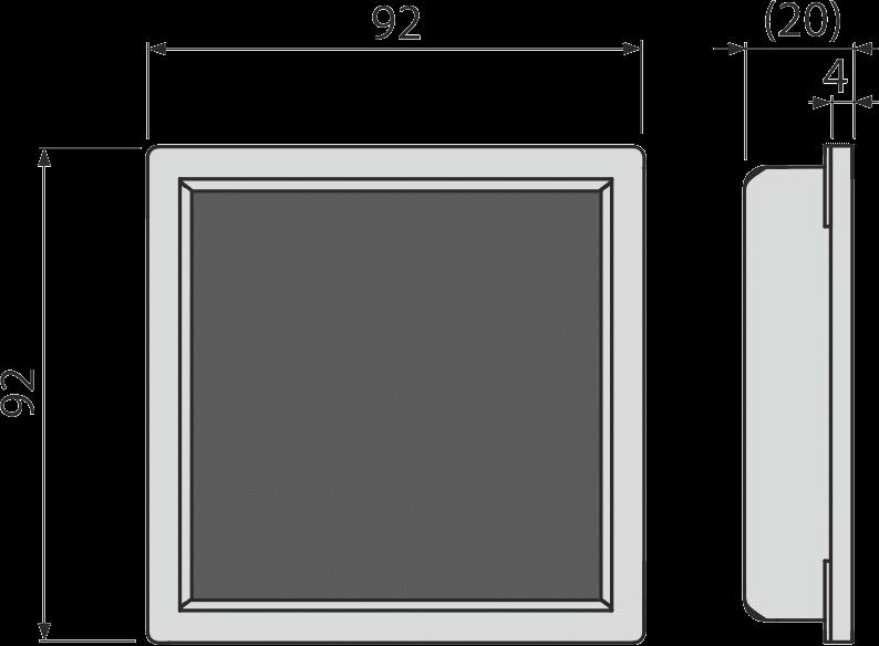 Alcaplast  Решетка для трапа из нержавеющей стали 92×92 мм под кладку плитки  MPV016  - Изображение 2