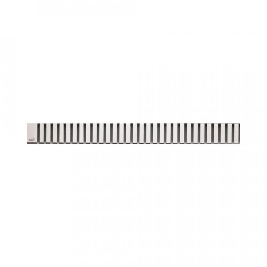 Alcaplast  Решетка для водоотводящих желобов  (APZ1, APZ4, APZ12) дизайн LINE, нерж. сталь, матовая  LINE-300M  - Изображение 1