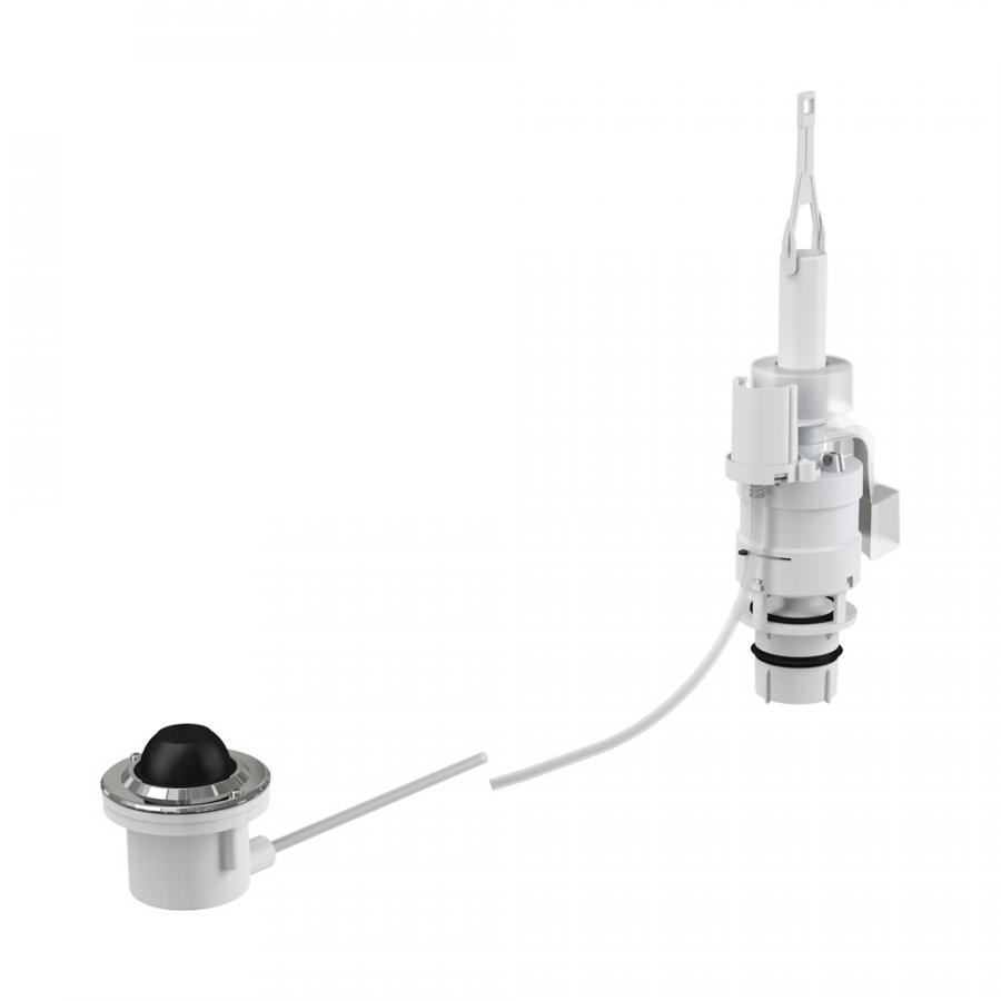 Alcaplast  Кнопка пневматического смыва на расстоянии – ножное управление, металл, монтаж: в пол  MPO12  - Изображение 1