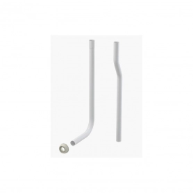 Водосливная труба Ø32 мм, состоящая из двух частей + прокладка гофрированная