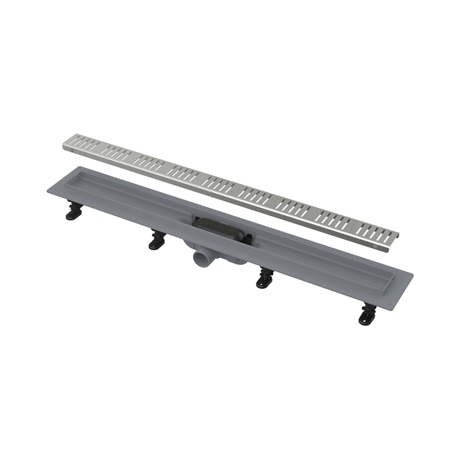 Alcaplast APZ10 Simple Водоотводящий желоб с порогами для перфорированной решетки AG100401850