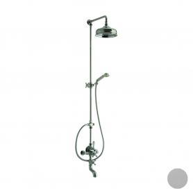 Термостатический смеситель для ванны/душа с душевым комплектом и верхним душем
