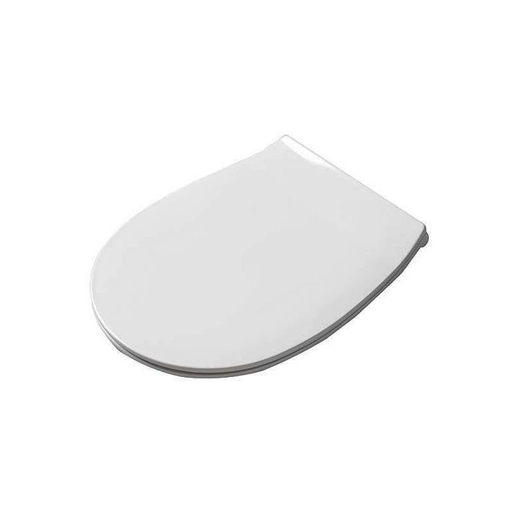 ARTCERAM Step Крышка с сиденьем Slim для унитаза soft-close белая с фурнитурой цвета хром STA002 01 71 - Изображение 2