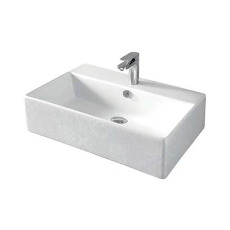 ARTCERAM Раковина подвесная/настольная прямоугольная 65x48см QUL003 01 86