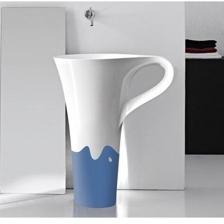 ARTCERAM Cup Раковина напольная отдельностоящая белый OSL004 01 50 - Изображение 4