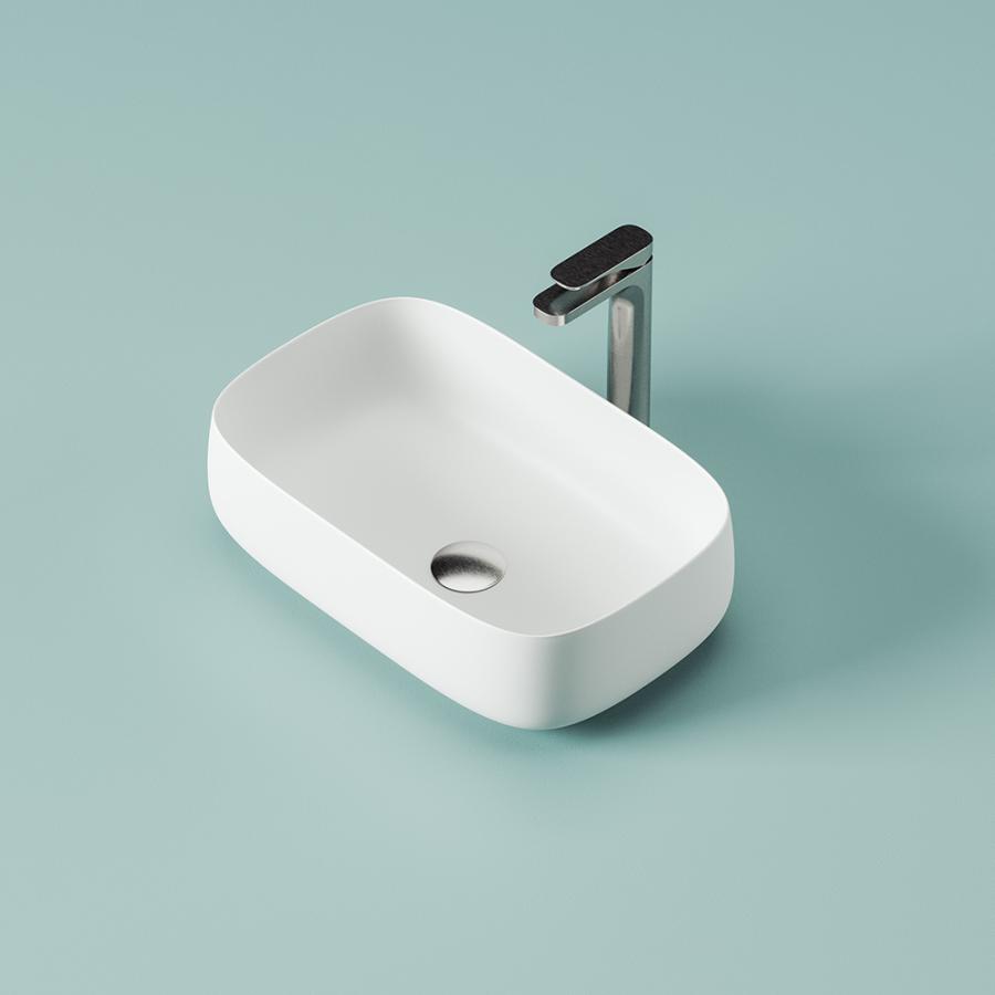 ARTCERAM Раковина настольная Quadro 56x41см Saniglaze