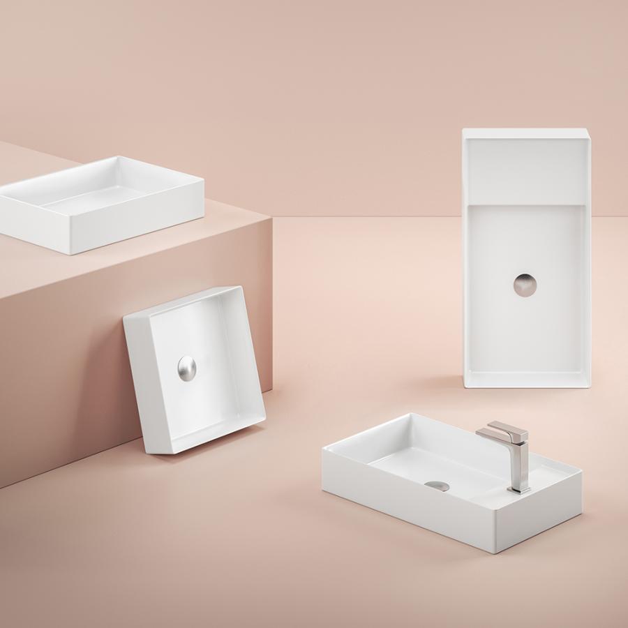 ARTCERAM Раковина настольная прямоугольная 60х38см с 1 отверстием под смеситель