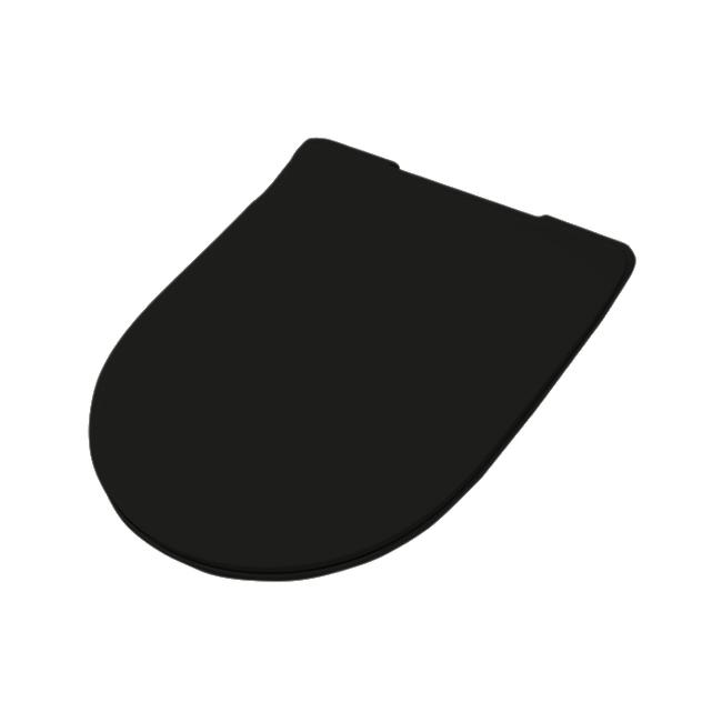 ARTCERAM File 2.0 Крышка с сиденьем Slim для унитаза soft-close Черная, FLA014 03 - Изображение 1