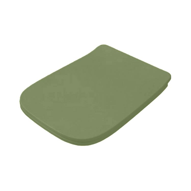 ARTCERAM A16 Крышка с сиденьем Slim для унитаза soft-close salvia/хром ASA001 44 71 - Изображение 1
