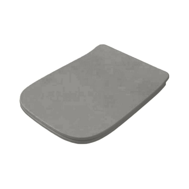 ARTCERAM A16 Крышка с сиденьем Slim для унитаза soft-close grigio oliva/хром ASA001 15 71 - Изображение 1