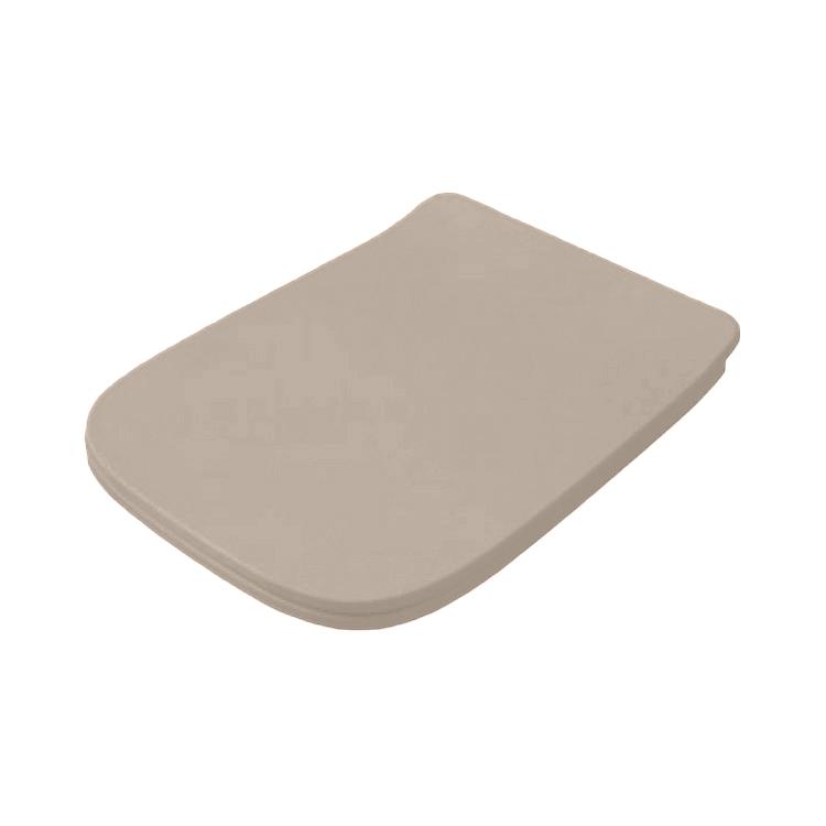 ARTCERAM A16 Крышка с сиденьем Slim для унитаза soft-close matera/хром ASA001 41 71 - Изображение 1