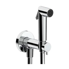 Гигиенический душ со шлангом 125 см вывод с держателем и смеситель с прогрессивным картриджем